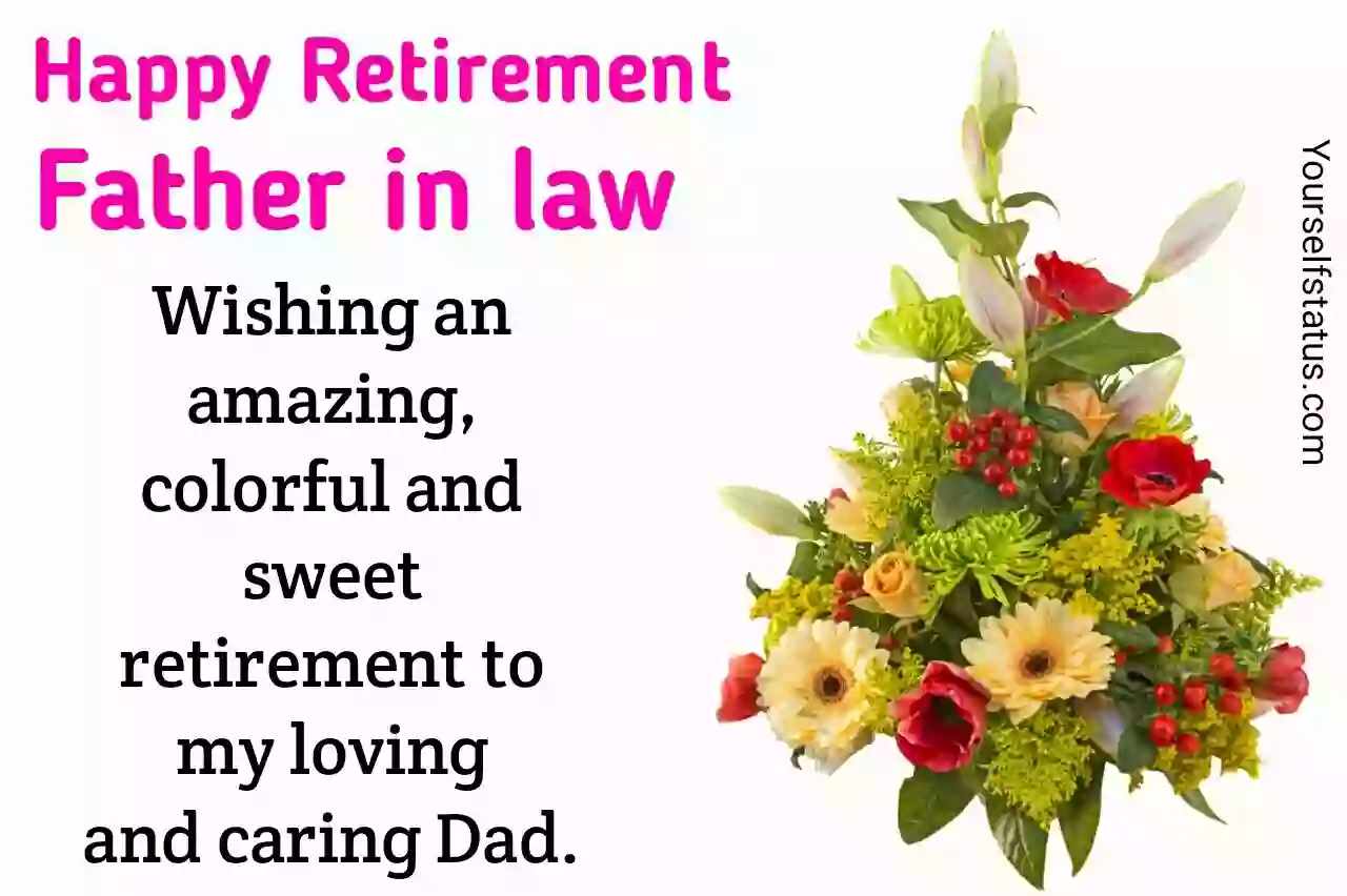 Retirement wishes for father in law