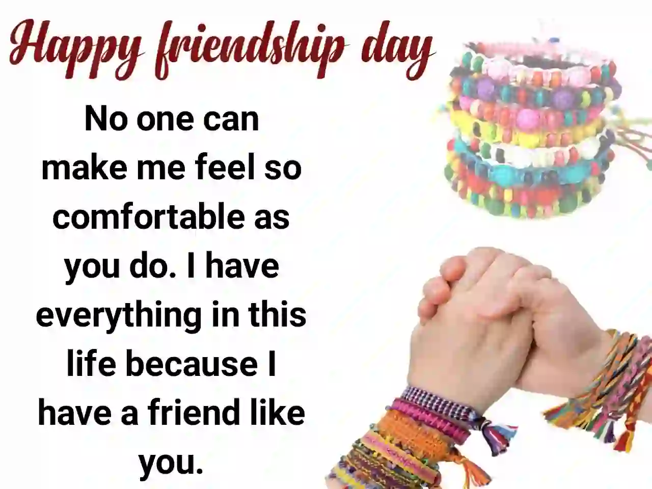 Friendship day greetings in english