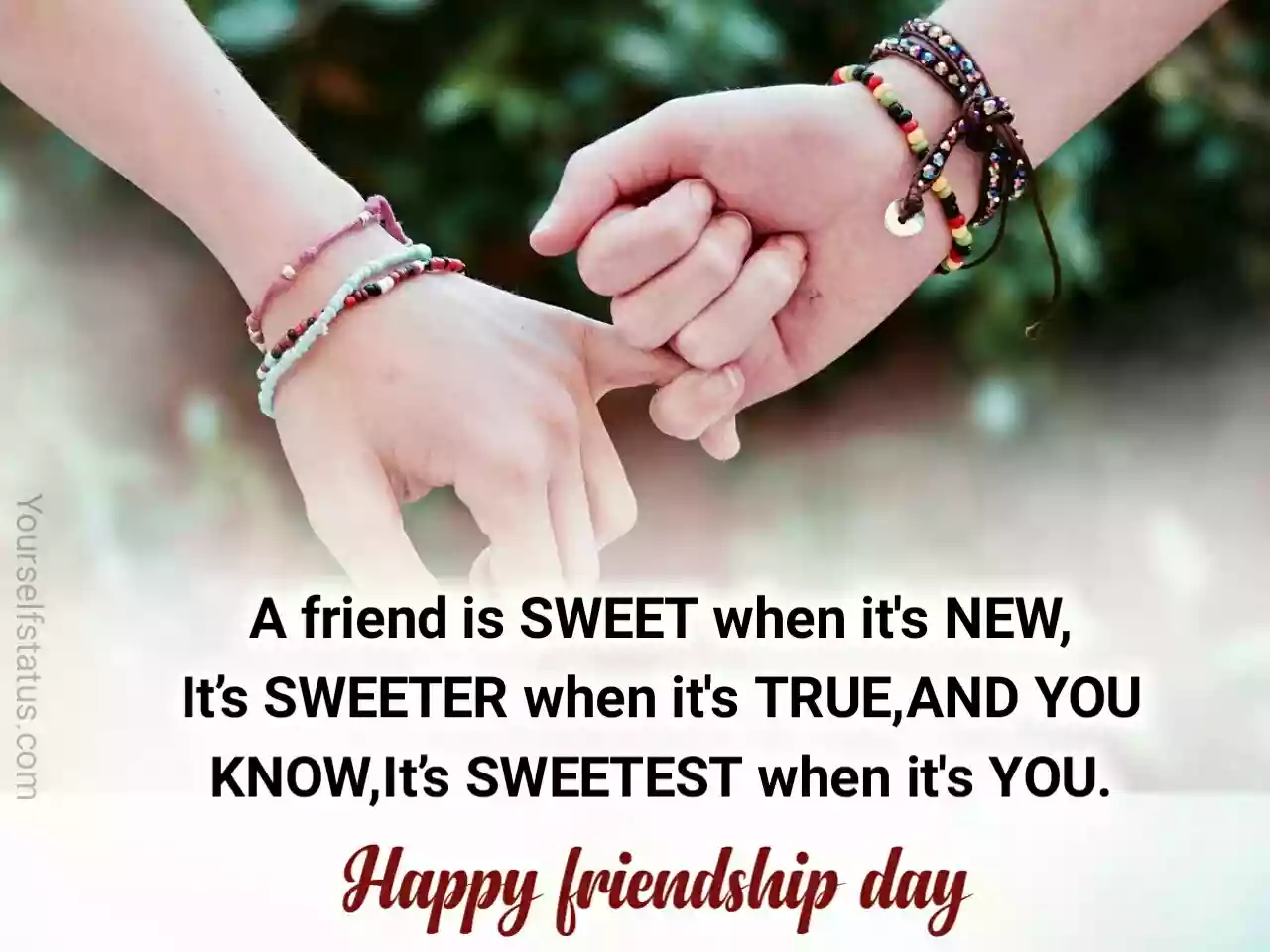 Friendship day quotes in english