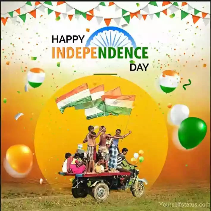 Happy Independence Day status in English