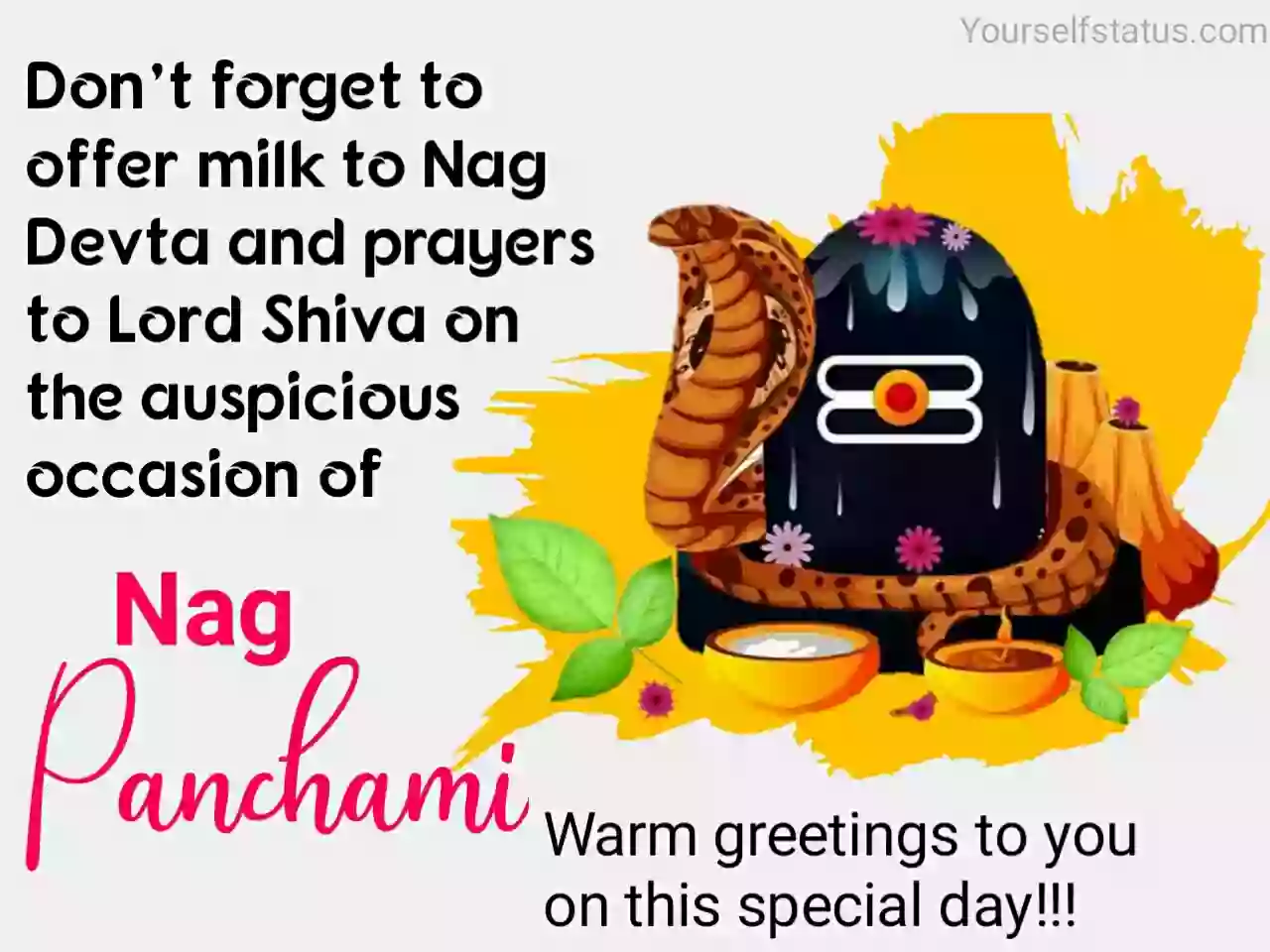 Happy Nag panchami images in English
