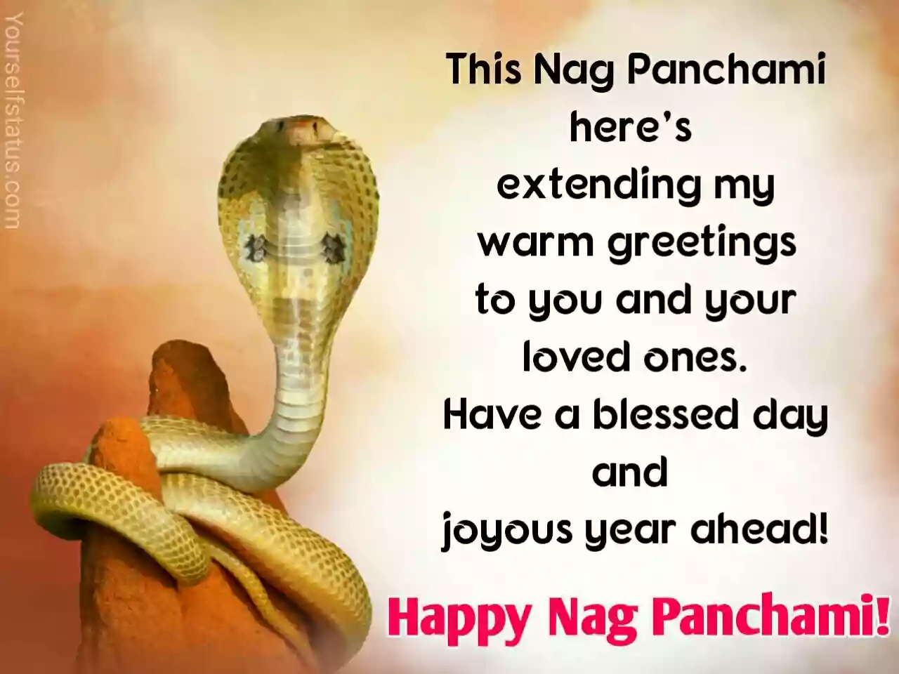 Happy Nag panchami quotes in English