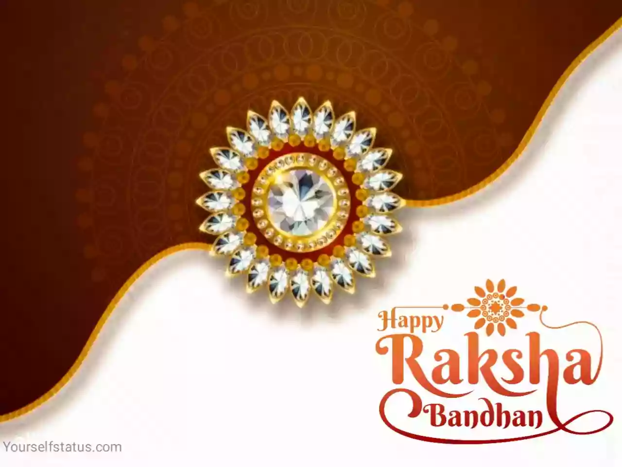 Happy Raksha bandhan wishes 2021: Raksha bandhan(rakhi)  ,status,quotes,images,sms,message to wish your sister and brother. -  YourSelf Status