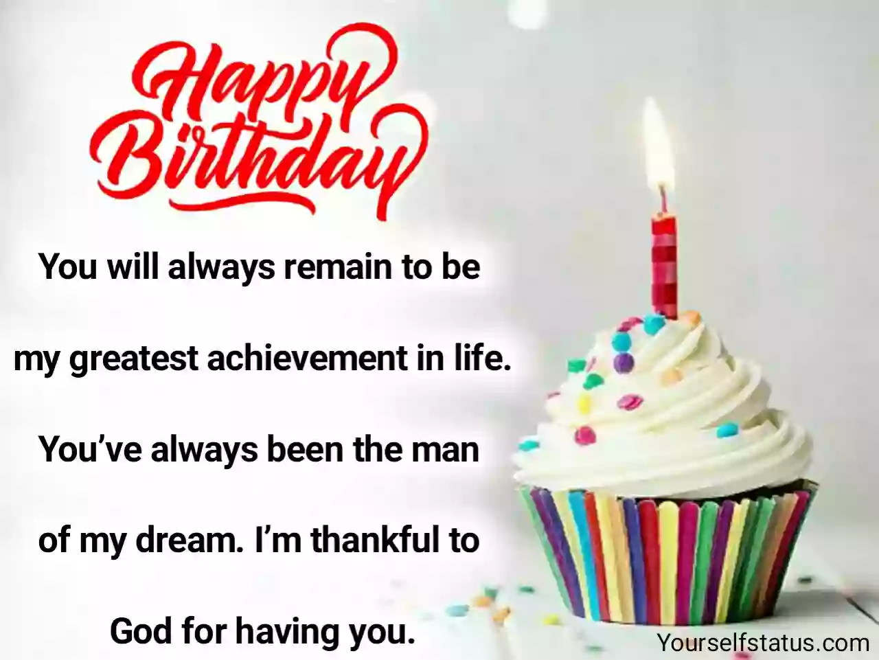 Birthday Wishes For Husband In English Status