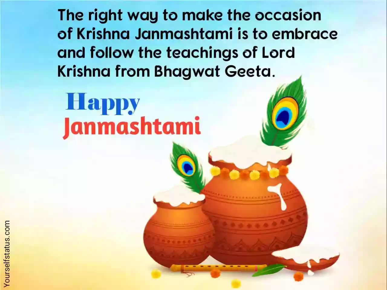 Krishna Janmashtami quotes in english