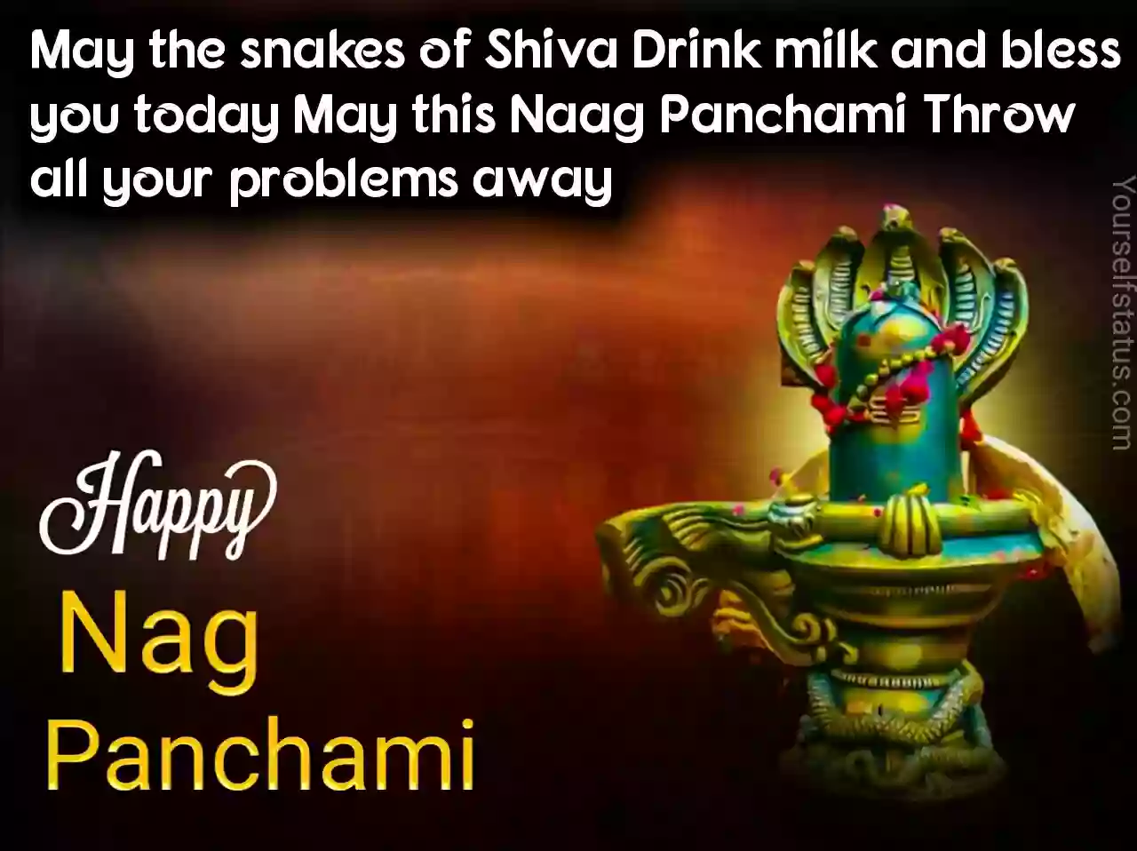 Happy Nag panchami wishes 2021: nag panchami ,status,quotes,images,sms to  wish your friends and family. - YourSelf Status