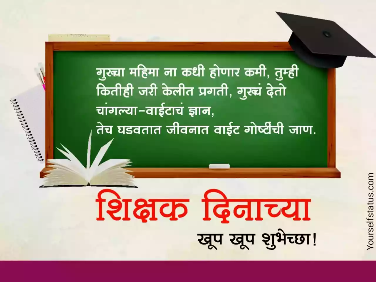 Teachers day quotes in marathi