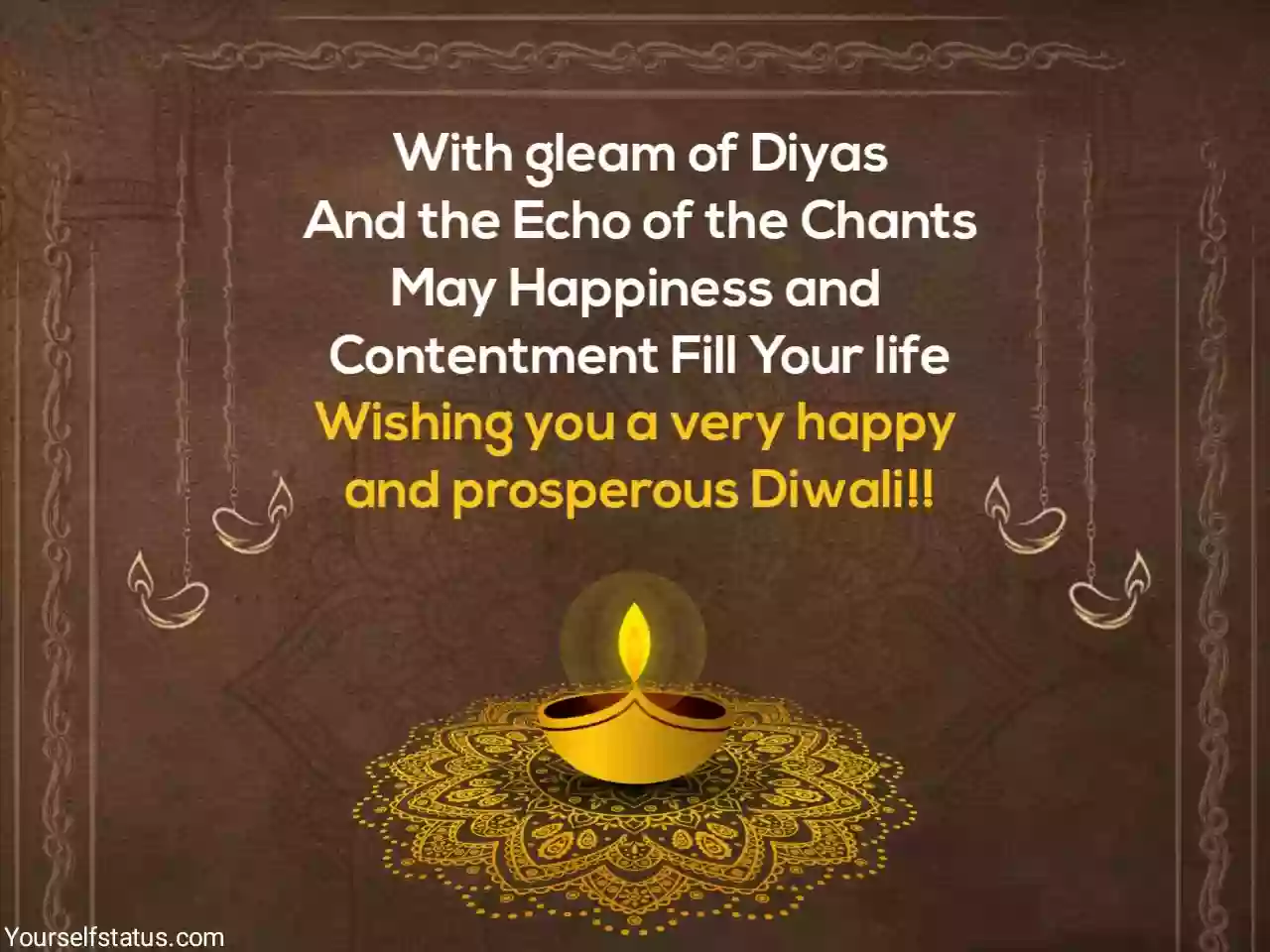 Happy Diwali wishes in English : status, quotes, images, greetings to share  with family and friends. - YourSelf Status