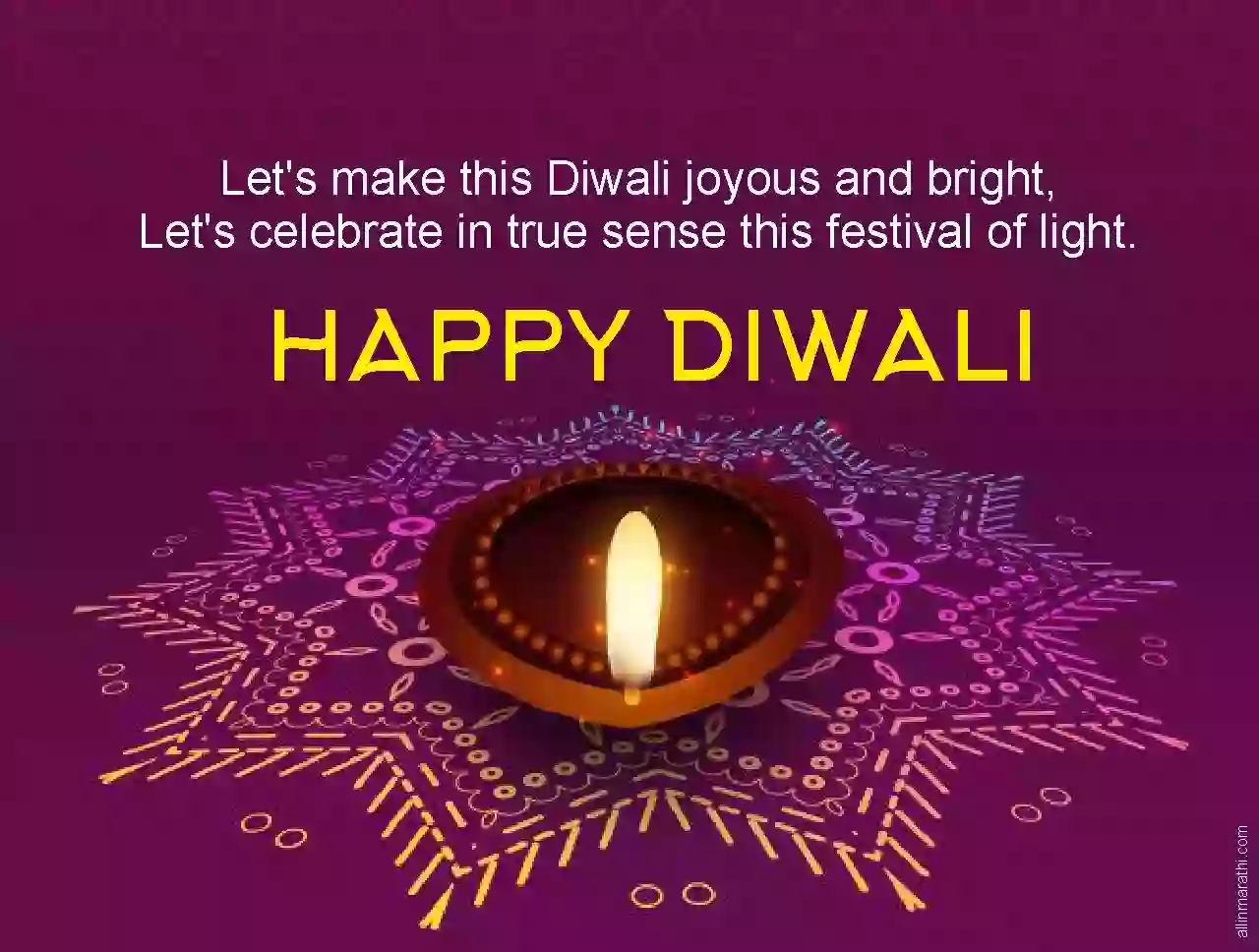 Happy Diwali images in English