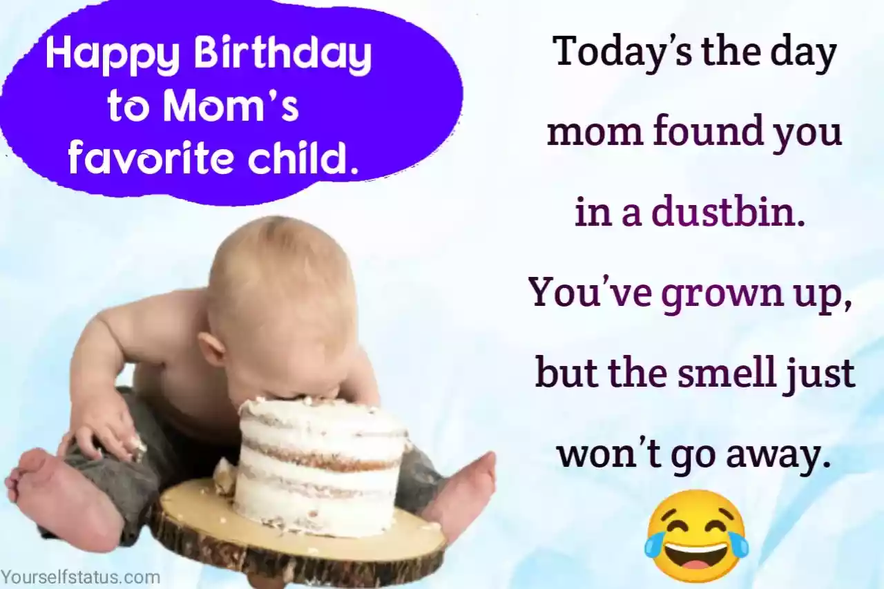 Funny birthday wishes in English