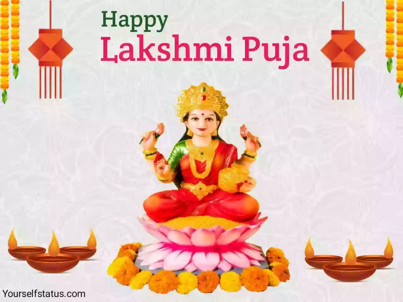 laxmi puja images in english