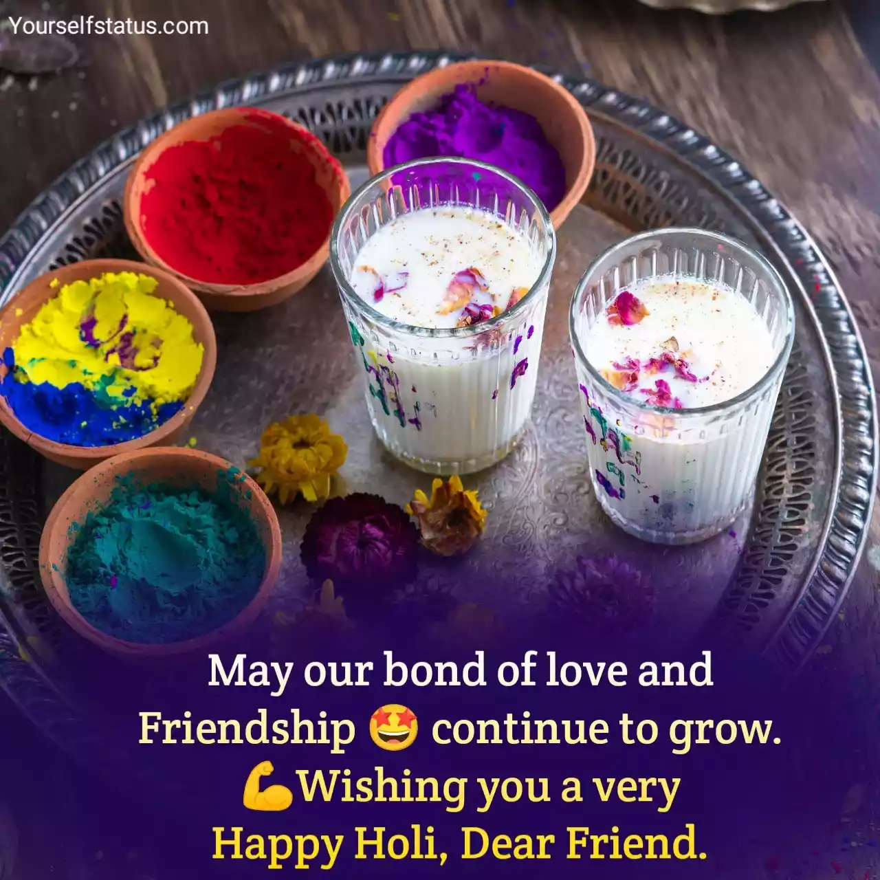 Holi wishes for friends in english