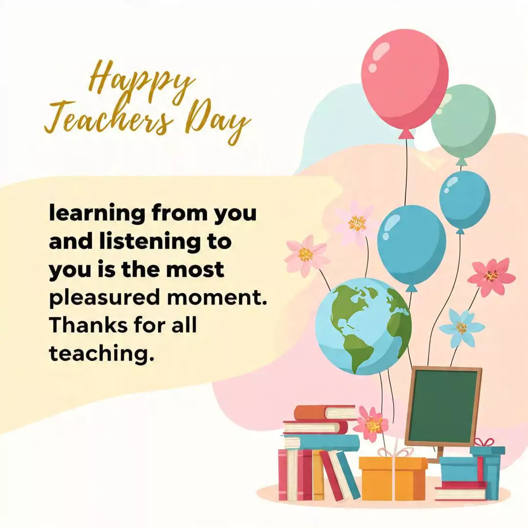 Teachers day images with quotes in english
