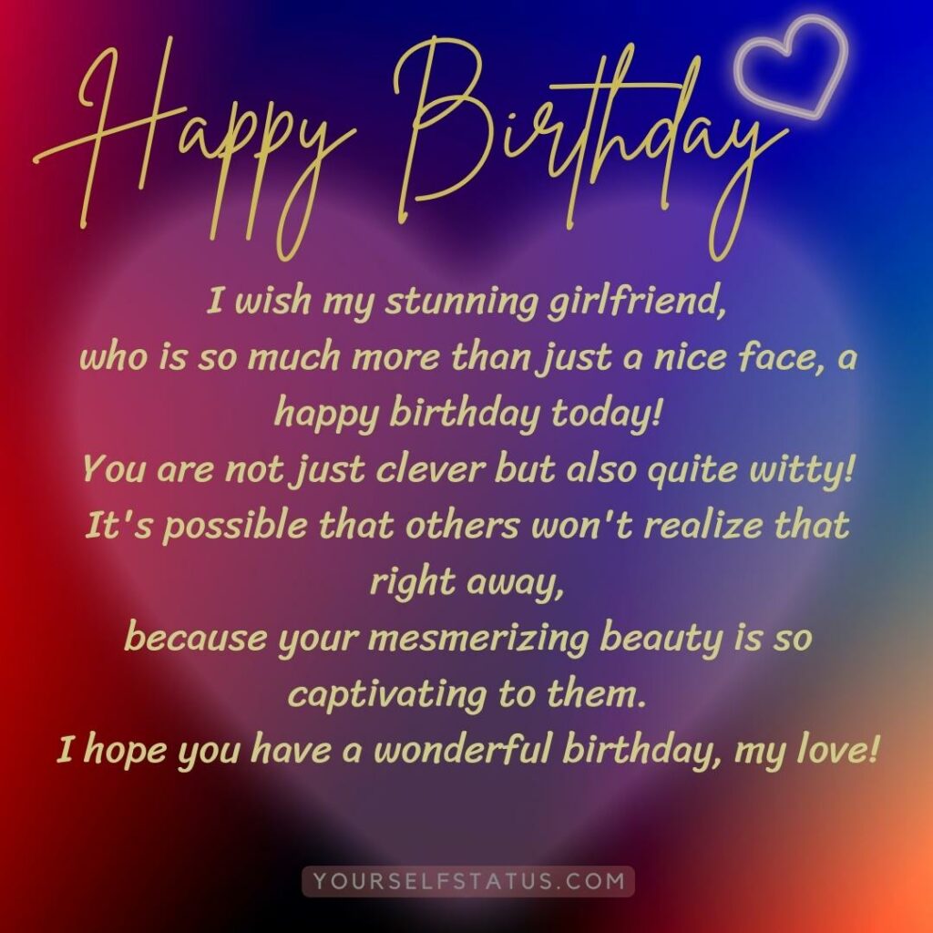 Girlfriend Birthday Wishes