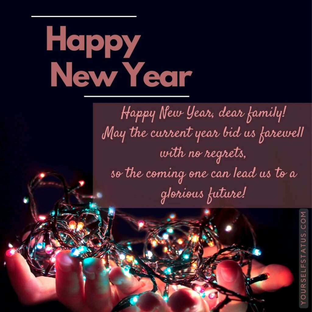 Happy New Year Best Messages for Family