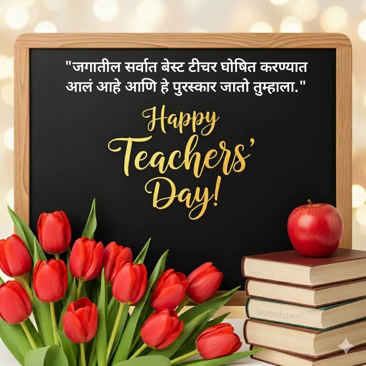 Teachers day Fb status in marathi