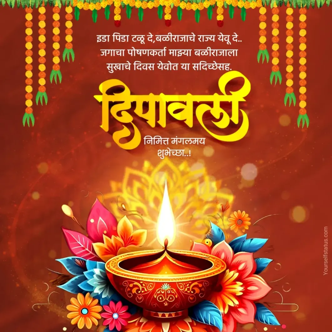 Happy Diwali wishes in marathi 2025