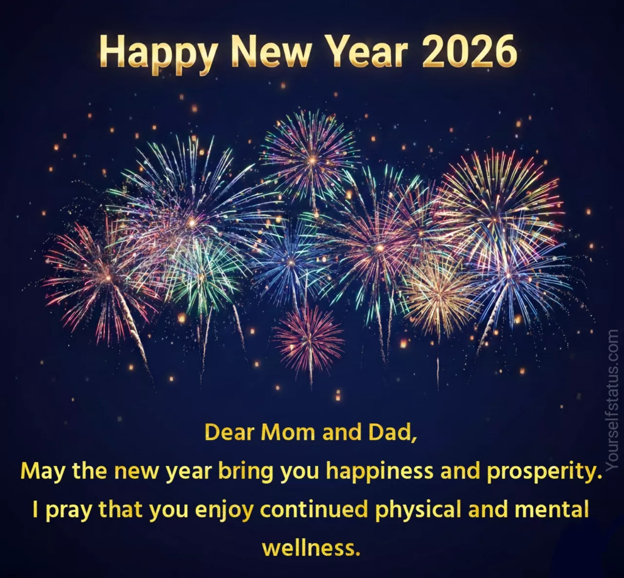 new year wishes for mom and dad 